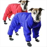 Muttluks Reversible Snowsuit Red/Blue