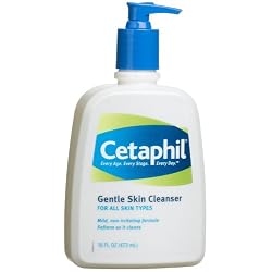 Cetaphil Gentle Skin Cleanser, For all skin types, 16-Ounce Bottles (Pack of 2)