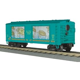 O-7 Operating Aquarium Car, Sea Turtles by M.T.H. Electric Trains