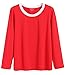 Latuza Women's Christmas Pajamas Set with Top & Striped Pants