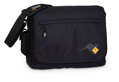 Roadsign Schultertasche Umh&auml;ngetasche Messenger Tasche schwarz