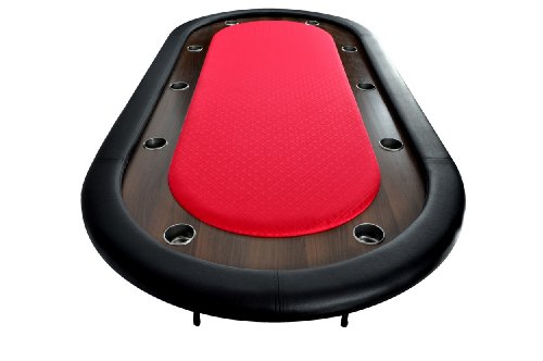 Ultimate Poker Table in Red Speed Cloth By BBO Poker Tables