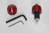Suzuki Spike Bar Ends - Red - GSXR 600 750 1000 1100 1300, TL1000S, TL1000R, Bandit 1200, SV650, SV1000S, Katana 600 750 Hayabusa Barends