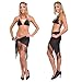 1 World Sarongs Womens Sheer Swimsuit Cover-Up Sarong in Black