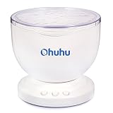 Ohuhu Ocean Wave Night Light Projector and Music Player