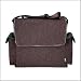 Herringbone Messenger Tweed Diaper Bag