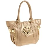 Betsey Johnson Golden Goddess Tote,Gold,one size
