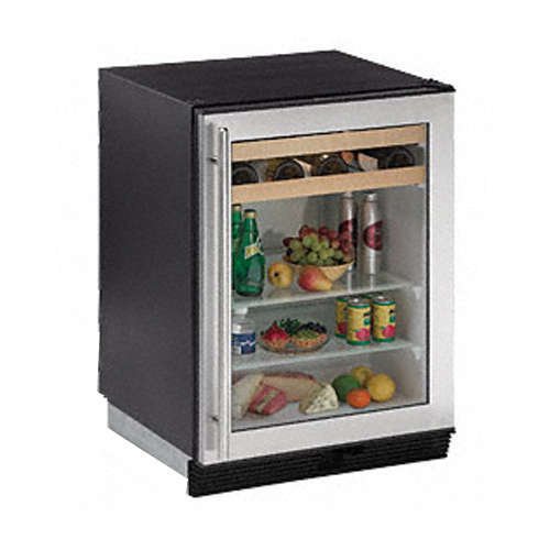 U-Line 1075BEVS 24In Stainless Steel Built-In Wine/Beverage Cooler