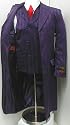 New Mens Purple Zoot Suit - Three Pieces (3pc) - Down to the Knees Fashion Dress Suit With Vest, High Quality Super 150s