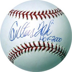 Carlton Fisk signed Official Major League Baseball HOF 2000