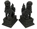Chinese Guardian Lions (Foo Dogs) Bronze Finish Bookends
