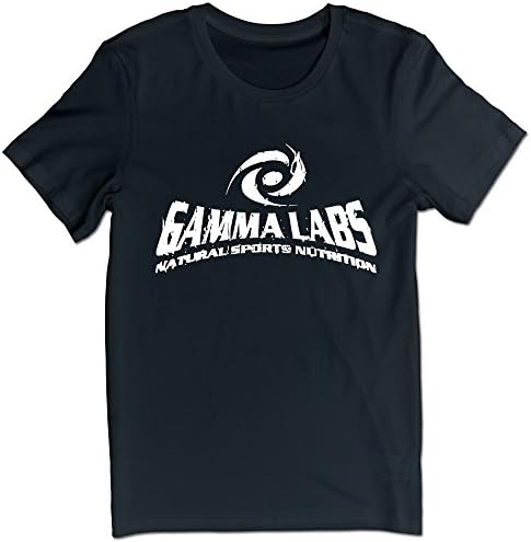 Men's Sports Energy Drinks Gamma Labs Logo Tshirt Black S