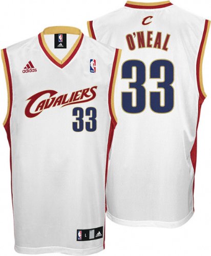 Shaquille O'Neal Youth Jersey: adidas White Replica #33 Cleveland Cavaliers Jersey