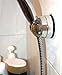 Genexice Chrome Shower Head Holder with Rotate & Lock Power Gel Suction Cup