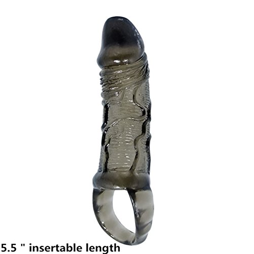 Lifelike soft silicone penis extender, penis enhancer, cock penis…