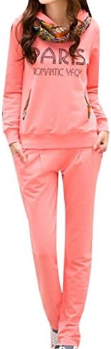 Ventelan Women's Cap Sleeve Comfort Casual Two-Piece Pollover Sweater Sport Wear