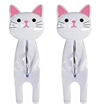 ねこのおすわり洗濯ばさみ シロ