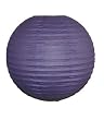 Party Paper Lantern-Round 12"-Luau Supplies- Oriental/Chinese Lamps - Lavender