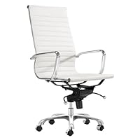 Manhattan High-Back Office Chair - White