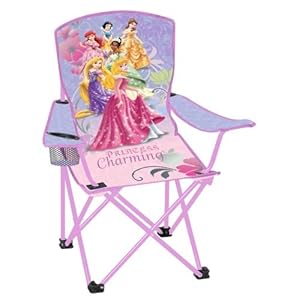 Child's Folding Camp Arm-Chair: Disney Princess