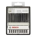Bosch 2607010540 Stichs�geblatt ROBUSTLINE 10er Holz E x pert Set, T-Schaft