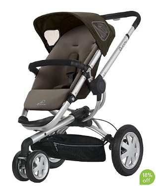 Quinny Buzz 3-Wheeler Pushchair (2011 model) - Brown Boost