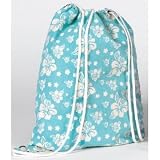 Hyp Print Cotton Sheeting Cinch Sack with Rope Bag