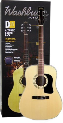 MusicalInstruments: Washburn D8T Pack   Acoustic Guitar Package