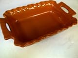 TBC Casserole Dish: Oven Safe Casserole Dish, Burnt Orange Rectangle Oven B ....
