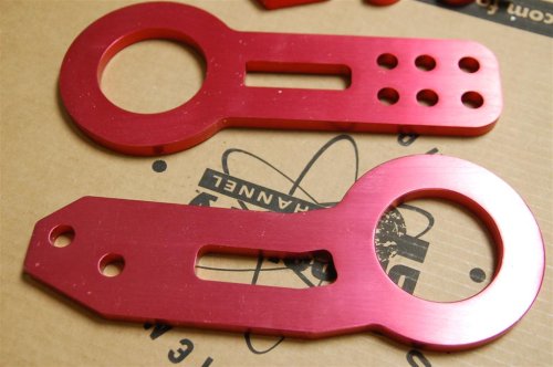 Red Jdm Tow Hook Wrx Sti Impreza Legacy Gt Maxima 350z 1988 1989 1990 1991 1992 1993 1994 1995 1996 1997 1998 1999 2000 2001 2002 2003 2004 2005 2006 2007
