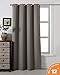 AMAZLINEN Sleep Well Blackout Curtains Toxic Free Energy Smart Thermal Insulated,52 W X 84 L Inch,Grommet Top,1 Panel Pack(Grey)