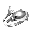 Sterling Silver Ring - Dolphin - Size: 6-9