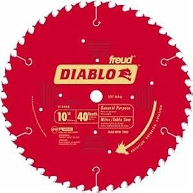 Freud D1040X 10" x 40 General Purpose Saw Blade