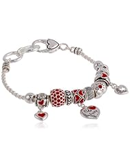 Heart Charm Bracelet, 7.5"