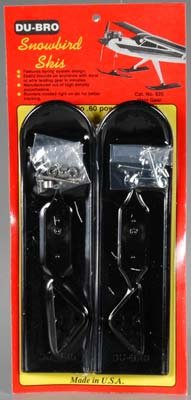 Du-Bro 825 Black Snowbird Skis - Main