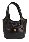 AUTHENTIC COACH ERGO BROWN PATENT LEATHER TOTE 11012