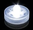 Submersible LED Lights, White. Battery Operated LED Lights. Set of 10 Wedding Tea Lights