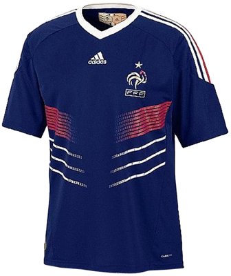 Adidas Frankreich Trikot Home blau P41040 WM2010 Größe M