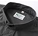 Ivyrobes Mens Tab-Collar Long Sleeves Clergy Shirt Grey