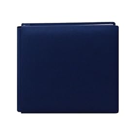 Pioneer Midnight Blue Family Treasures Delubye E-Z Load 12-Inch by 12-Inch Memory Book