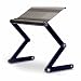 - Adjustable Vented Laptop Table Laptop Computer Desk Portable Bed Tray Book Stand Multifuctional & Ergonomics Design Dual Layer Tabletop up to 17"
