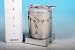 Candle In Silver Shimmer Glass Pot - Flower Jewel Design (750077)