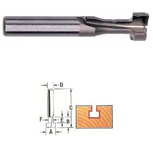 MILWAUKEE Router Bit CBD 25 64 x 1-5 8 KEY HOLE Part # 48-23-7237 by