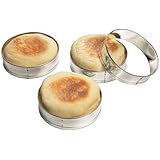 Fox Run Set of Four English Muffin Rings, 4 Ct, (Pack of 2)