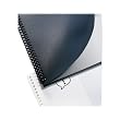 GBC Leather Look Premium Presentation Covers, Binding Covers, Non-Window, Rounded Corners, Black, 200 Pieces Per Box (2000712)