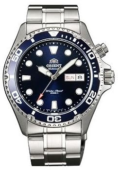 Orient #CEM65002D Men's Blue Mako Stainless Steel 200M Diver Watch
