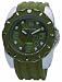 Kahuna K10-0009G Mens Green Strap Watch