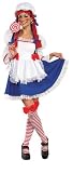Rag Doll Ladies Deluxe Cute Fancy Dress Small