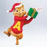 2011 Hallmark ALVINS CHRISTMAS SURPRISE Alvin and the Chipmunks Ornament QXI2639