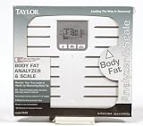 TAYLOR 55944012 SCALE BODY FAT ANALY1 WH
